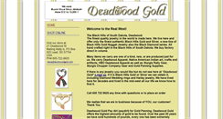 Desktop Screenshot of deadwoodgold.com